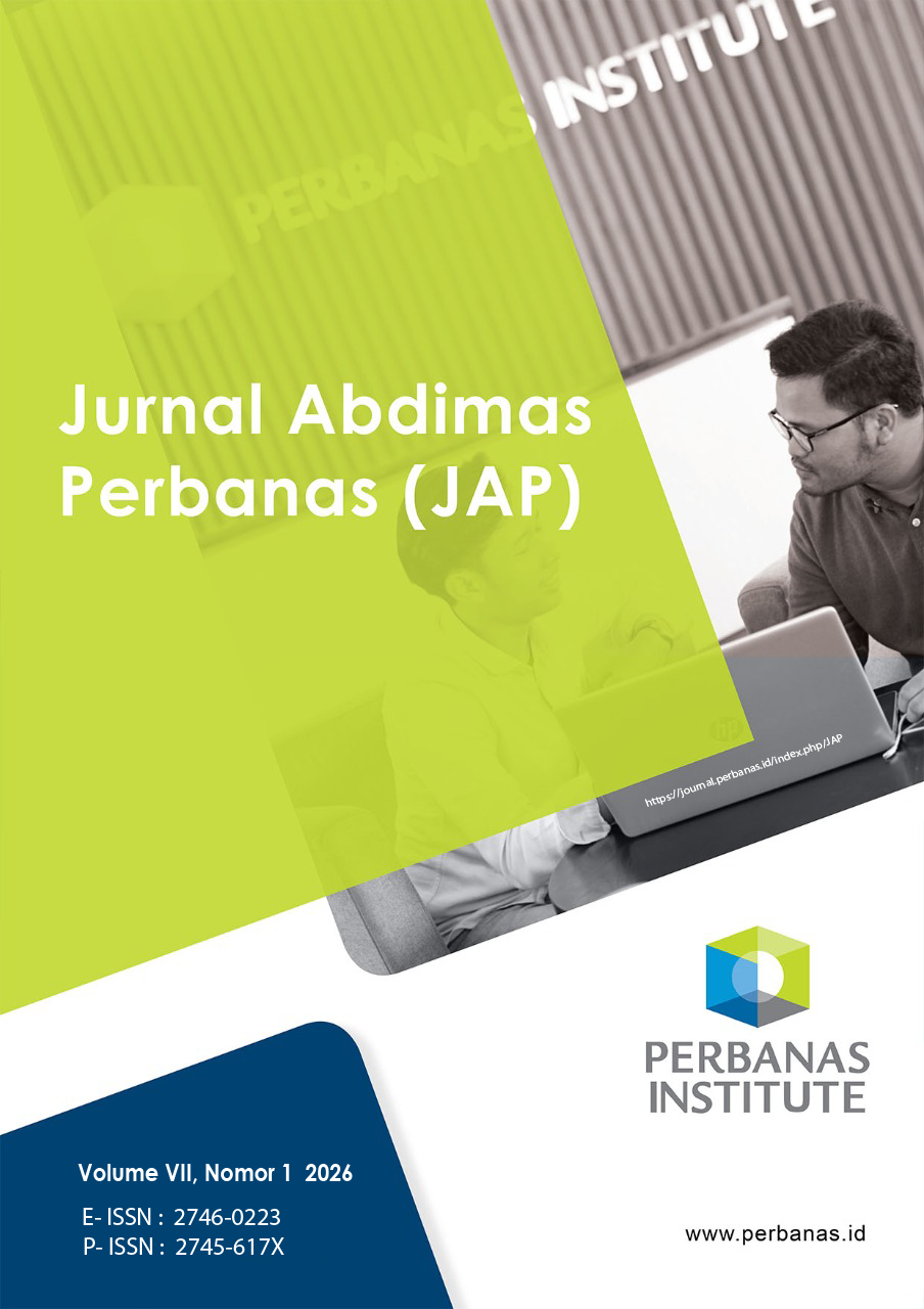 					View Vol. 7 No. 1 (2026): Jurnal Abdimas Perbanas
				